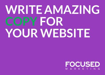 Write amazing copy for your website